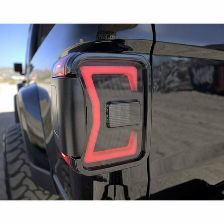 Renegade Led Tail Light  Black / Smoke CTRNG0668-BS-SQ